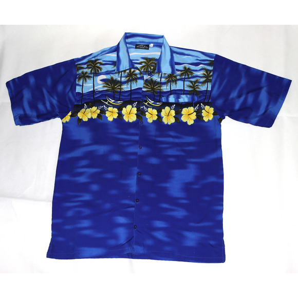 Pacific & Co Men's Short Sleeve Button‎ Front Shirt Size Medium - Picture 1 of 6